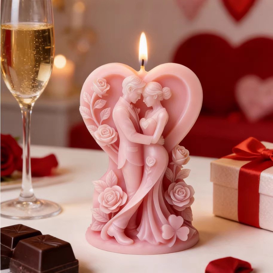 Vedini 3D Couple Embracing Silicone Mold JKB-3603