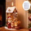 Vedini Christmas Socks House Old Man Candle Silicone Mold JKB-3601 - Image 3