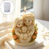Vedini 3D Jesus Figurine Mary Christmas Candle Silicone Mold JKB-3606 - Image 4