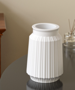 Alternative view of Vedini Vertical Pattern Vase Silicone Mold Flower Pot Silicon Mold JKB-3615