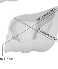 Alternative view of Vedini New Conch Shell Silicon Mold JKB-3621