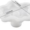 Vedini Concrete,Epoxy Resin Melting Flowing Water Drop Water Flow modeling candle Candlestick Mirror Silicone Mold JKB-3622 - Image 4