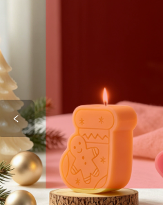 Alternative view of Vedini Christmas Gingerbread Man Christmas Stocking Silicon Mold JKB-3628