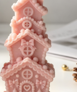 Alternative view of Vedini Christmas Cabin Silicon Mold JKB-3643