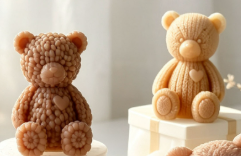 Vedini Cute Small Teddy Bear Silicon Mold JKB-3652